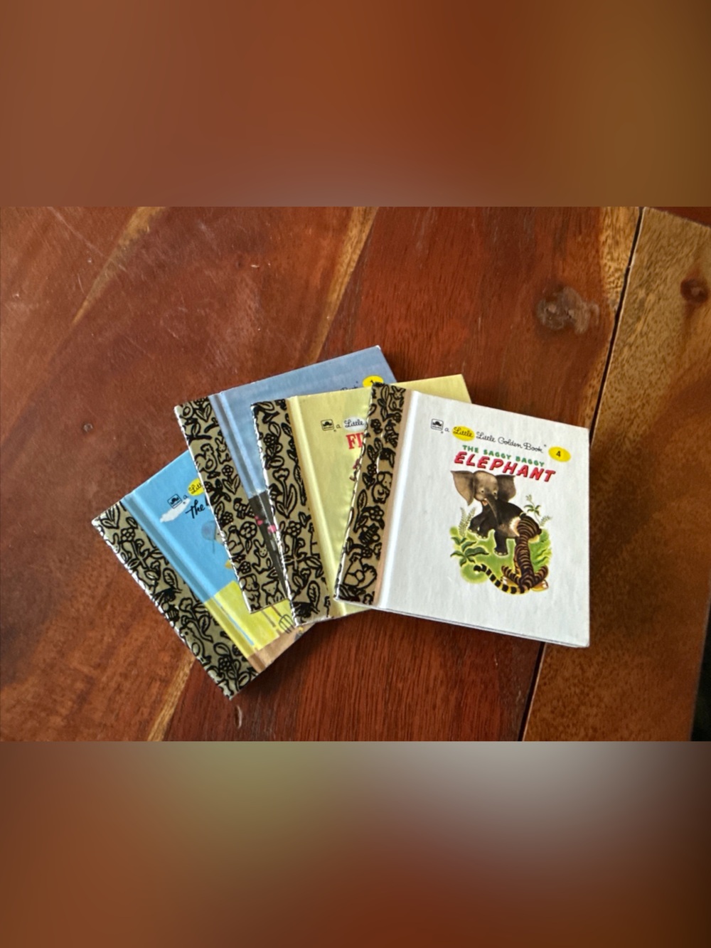 Golden Books Little Golden Books Mini Picture Book Lot 4 Illus PB Ages 2-3